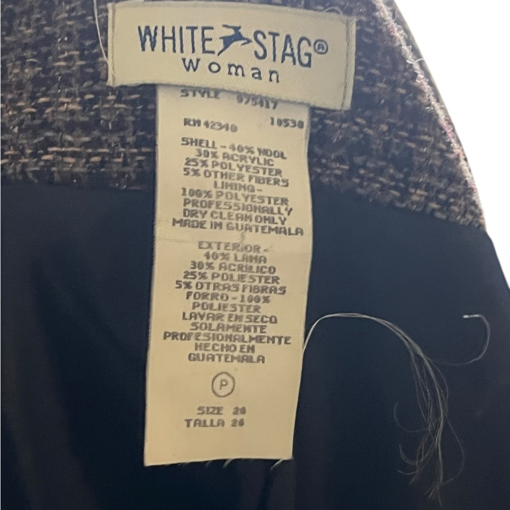 Vintage White Stag women’s coat size 26 (petite XXL) - Picture 2 of 4
